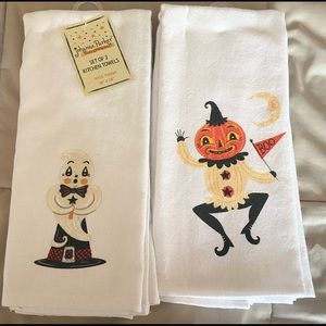 Johanna Parker Halloween kitchen towels Set of 2